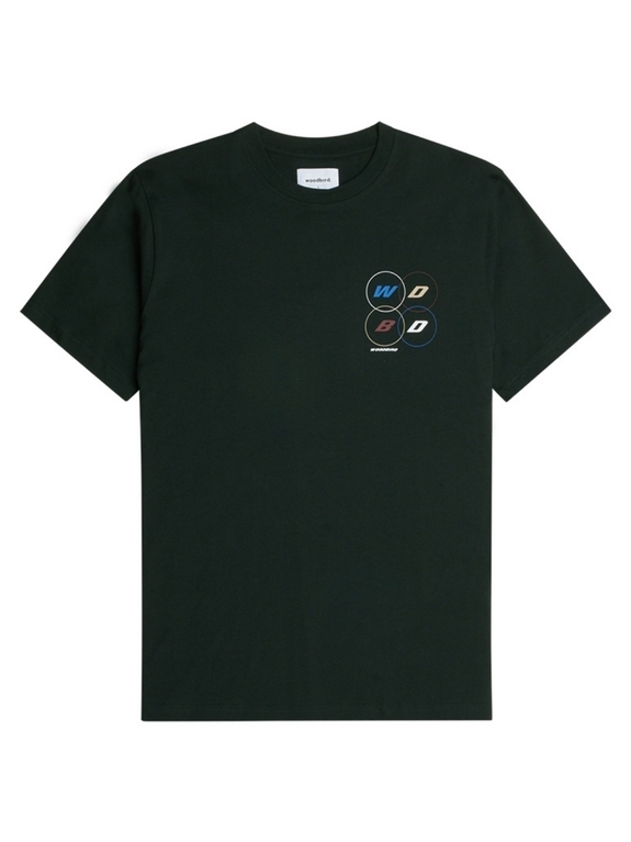 Woodbird Bose Pass t-shirt - Dark Green